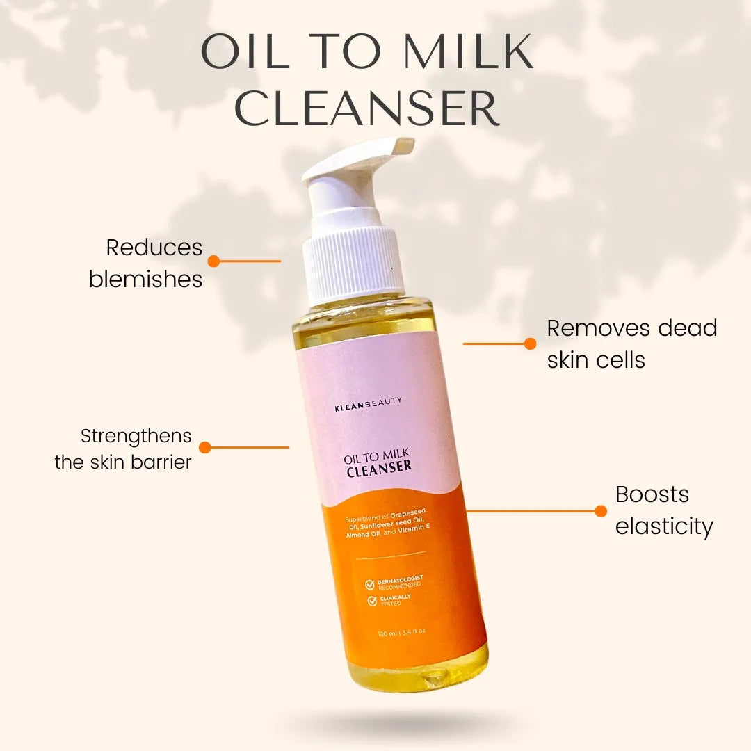 Oil to Milk Cleanser🧡