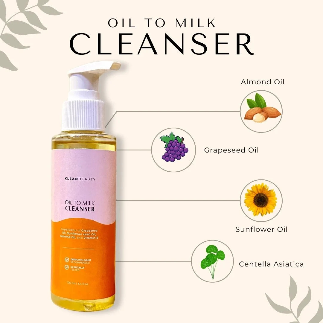 Oil to Milk Cleanser🧡