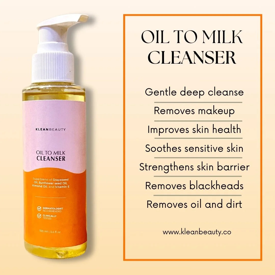 Oil to Milk Cleanser🧡